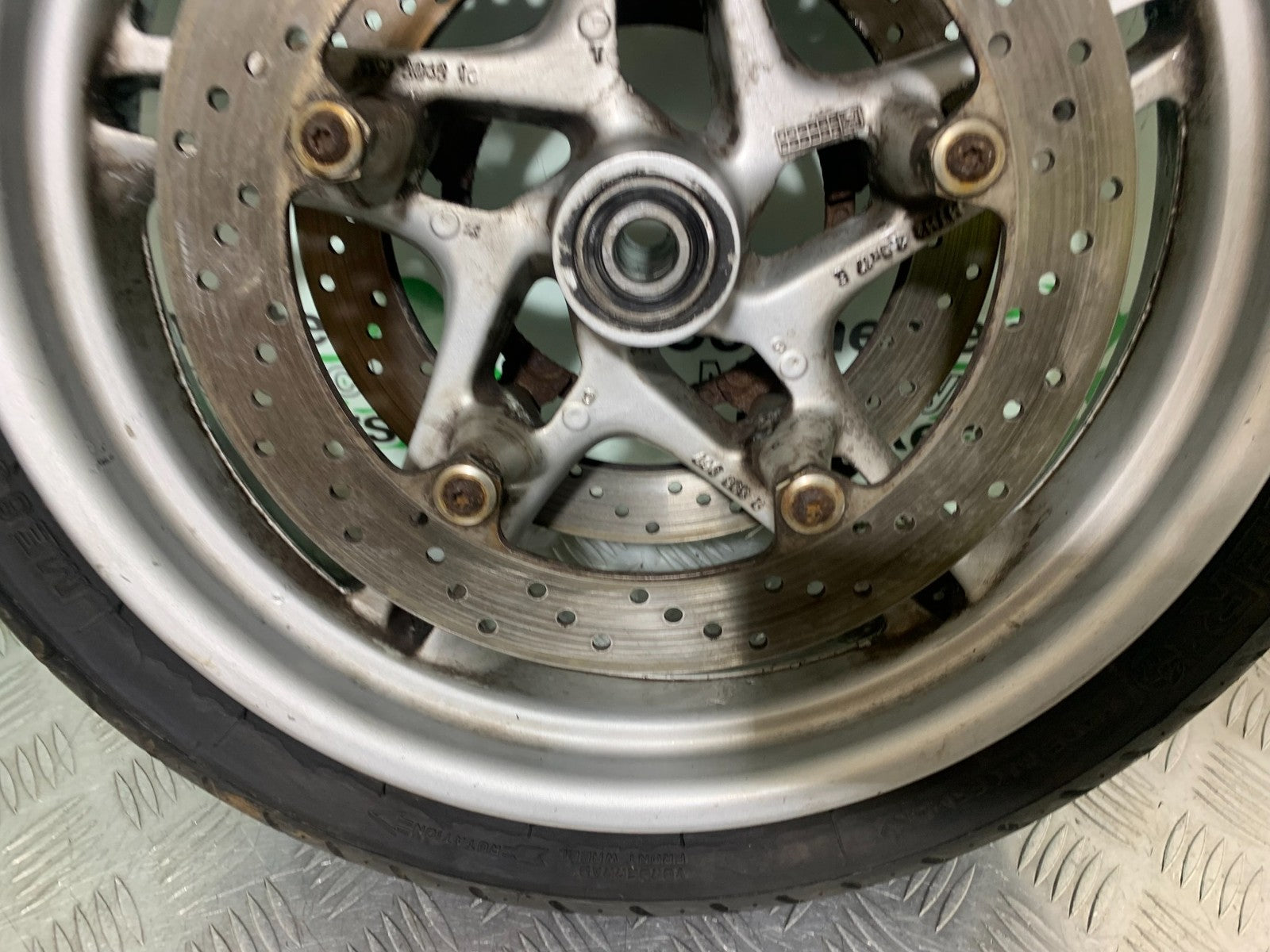 BMW K1200 K 1200 LT FRONT WHEEL AND DISCS  YEAR 1999-07 (CMB1271)