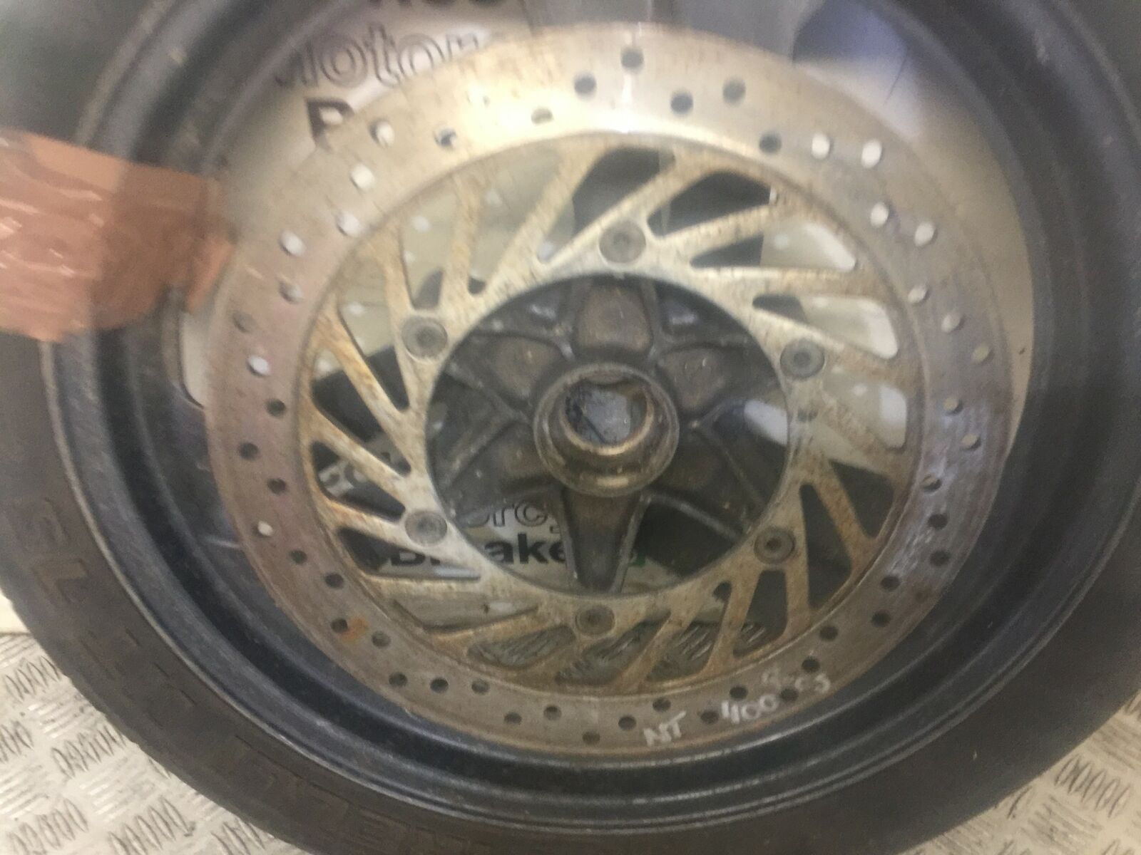 HONDA NT400 NT 400 BROS FRONT WHEEL YEAR 1988 1991