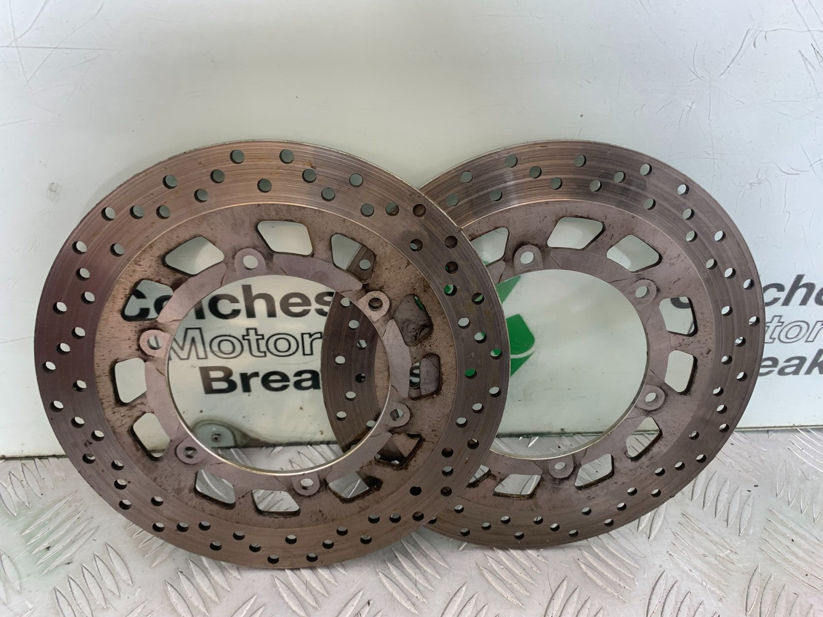 YAMAHA XV1100 XV 1100 VIRAGO FRONT BRAKE DISCS 1990-1999 (CMB1243)