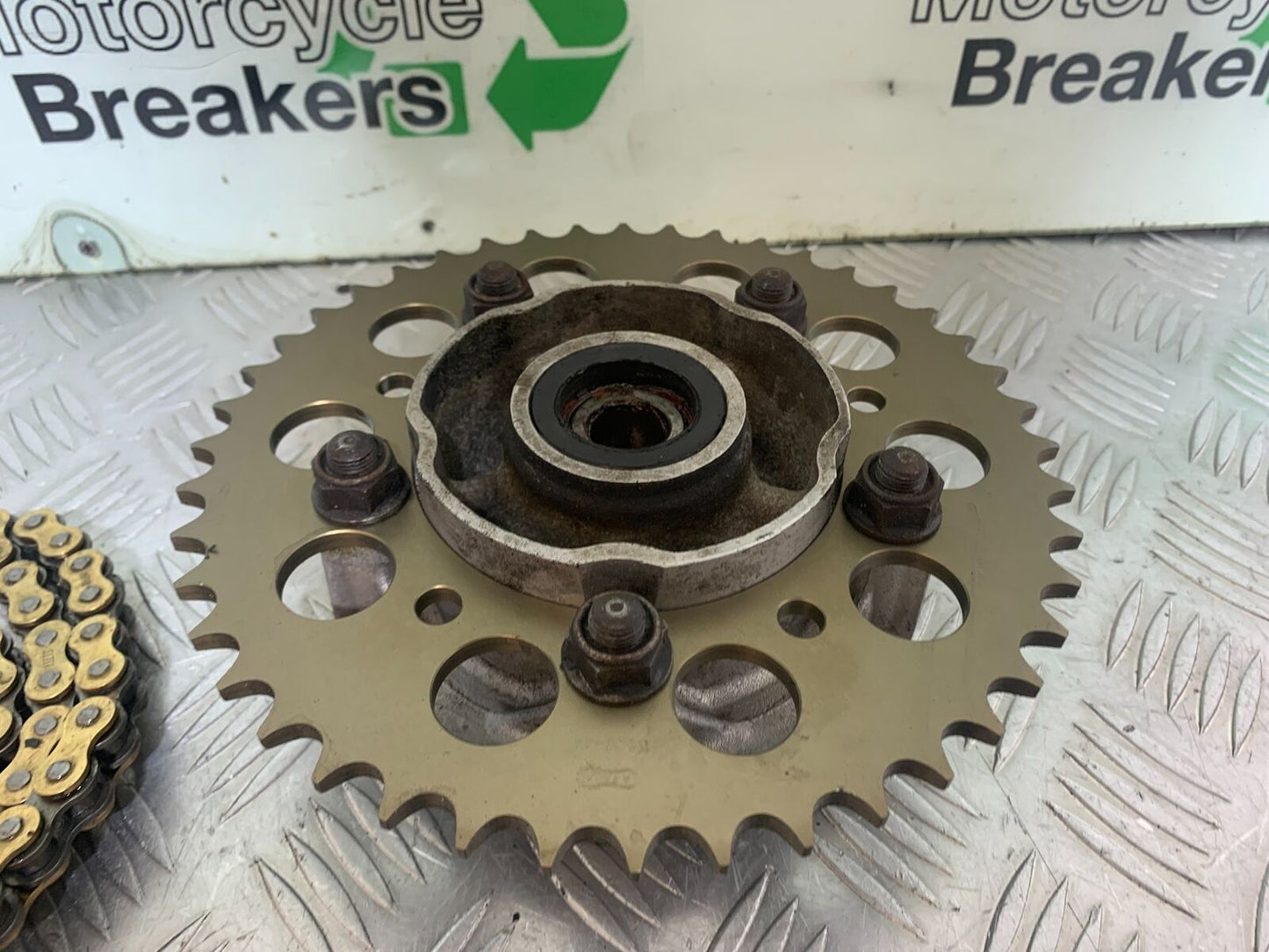 HONDA CBR600 CBR 600 F2 CHAIN AND REAR SPROCKET  YEAR 1991-1994(CMB1133)