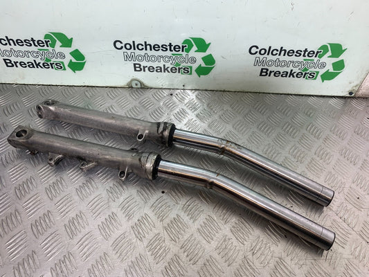 HONDA NTV 600 REVERE FORKS (BENT SOLD AS PARTS)  YEAR 1988-1996  (CMB1281)