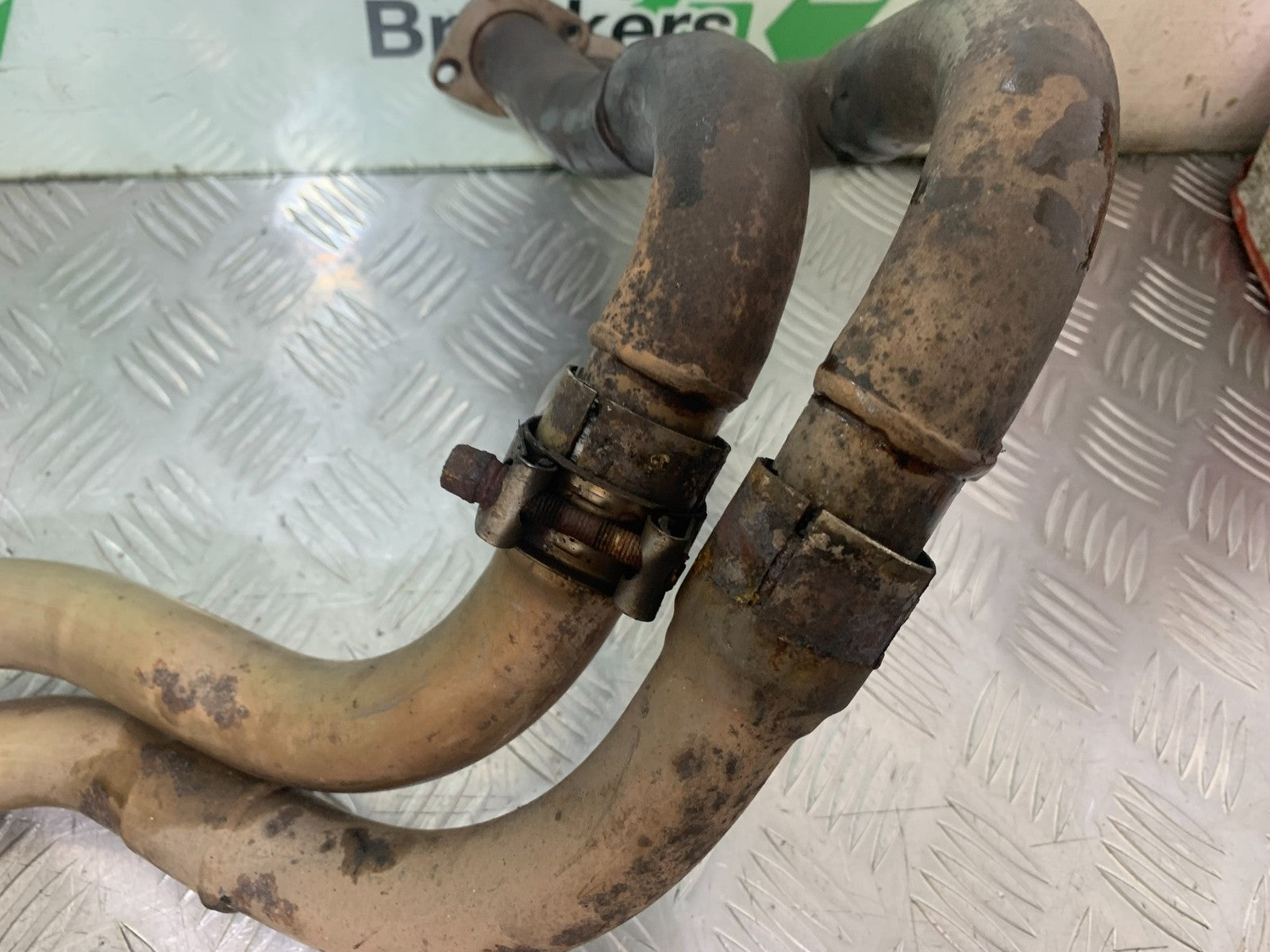 HONDA VFR800 PRE V-TEC EXHAUST DOWNPIPES YEAR 1998-2001 (CMB1233)