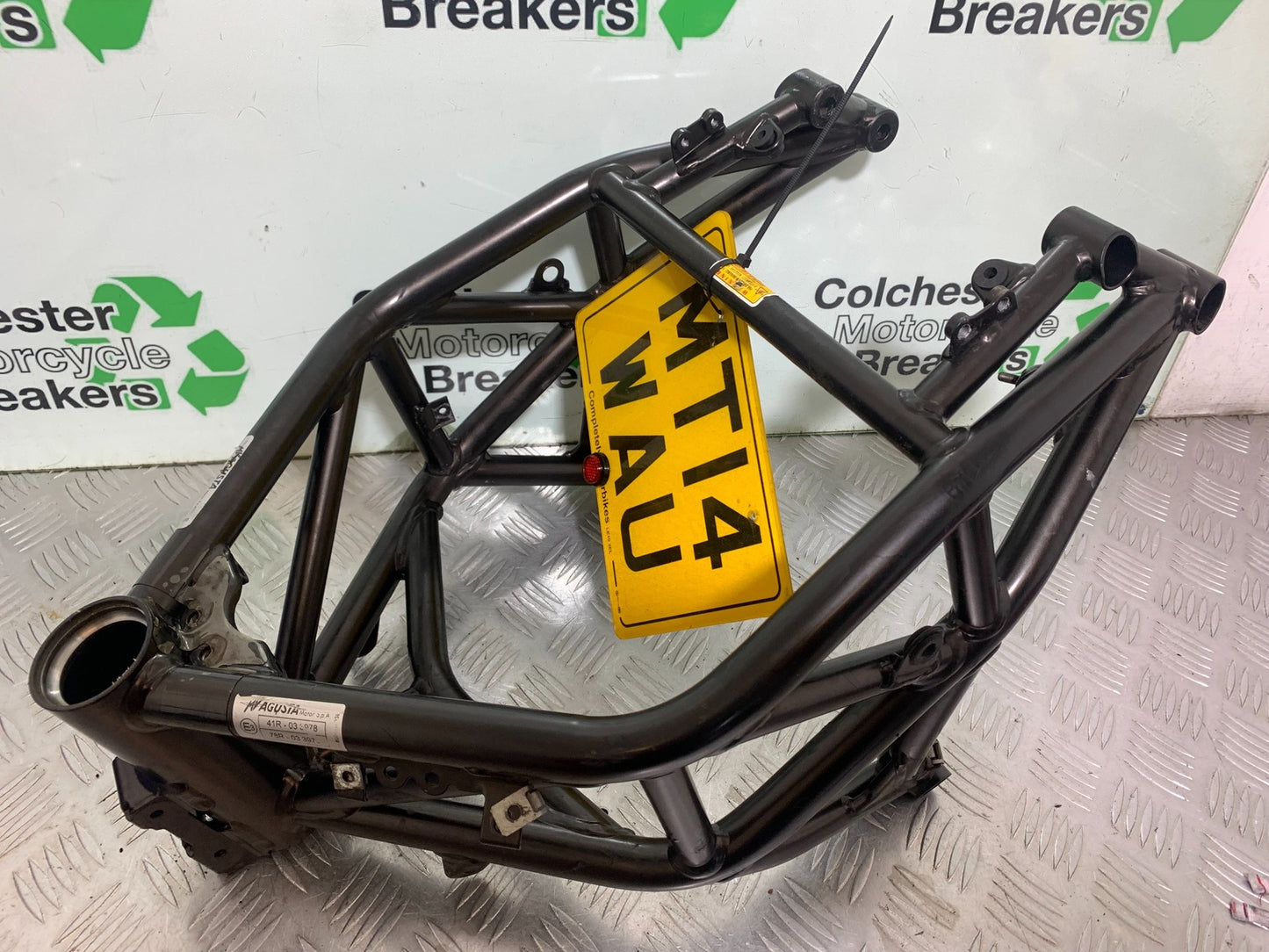 MV AGUSTA 800 F3 FRAME REG LOG BOOK   YEAR 2013-2016 (CMB1152)