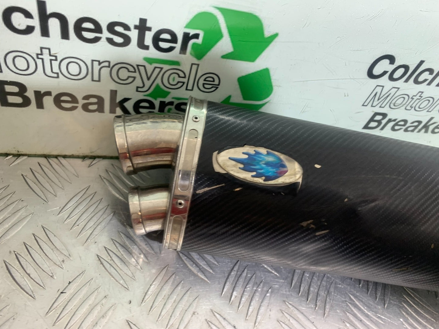 HONDA CBF600 CBF 600 BLUE FLAME SILENCER  YEAR 2004-07  (CMB1305)