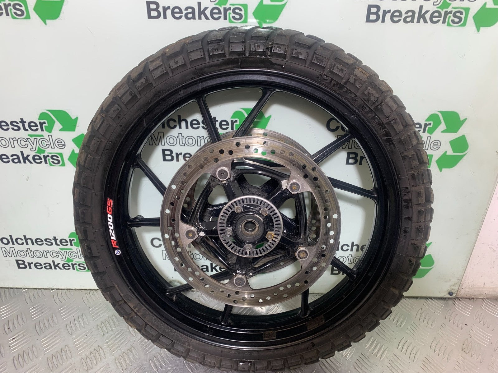 BMW R1200 R 1200 GS FRONT WHEEL AND DISCS  YEAR 2013-2016 (CMB1257)