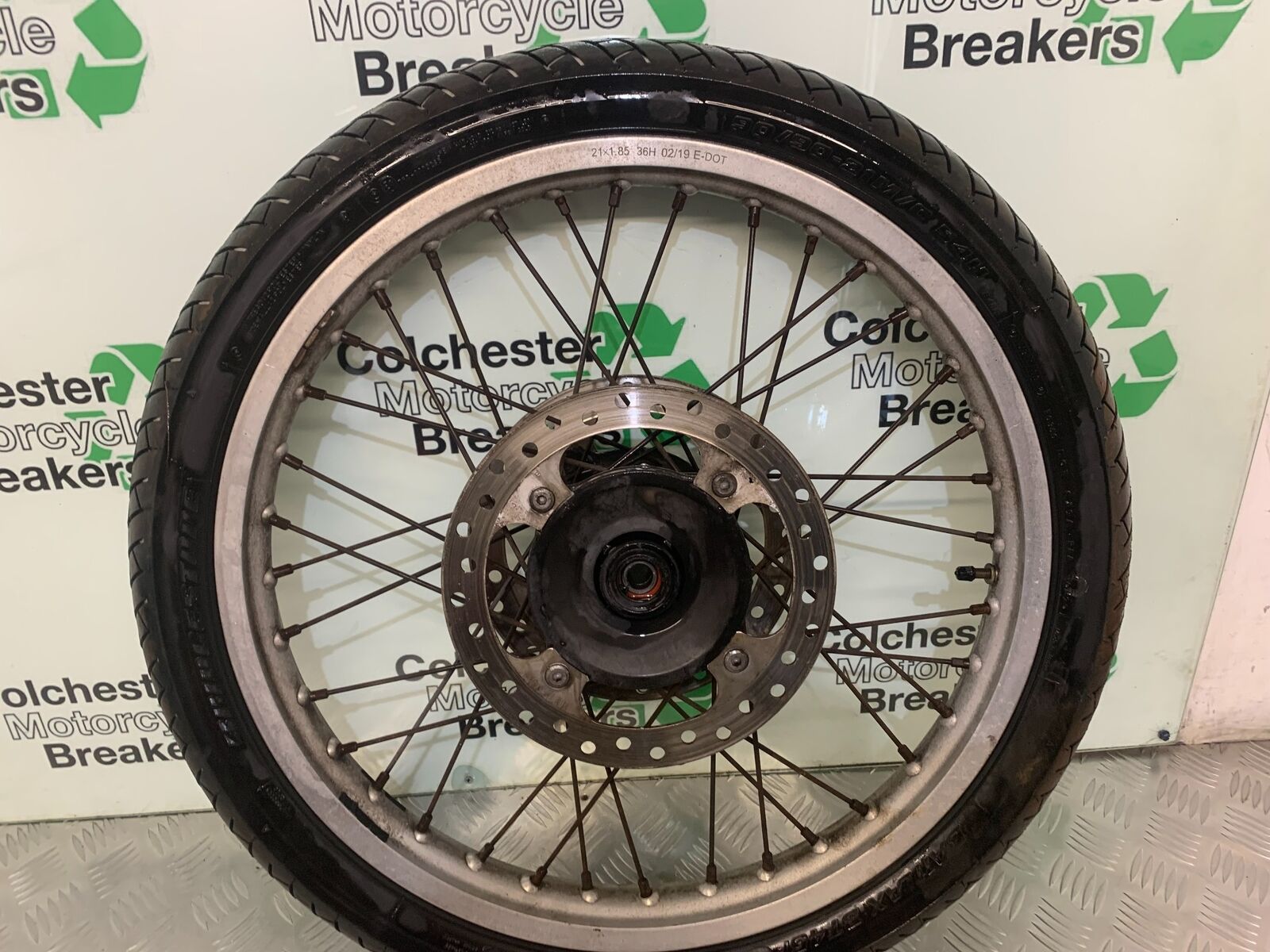 HONDA XL650 V TRANSALP FRONT WHEEL YEAR 2001-2006 (STOCK 975)