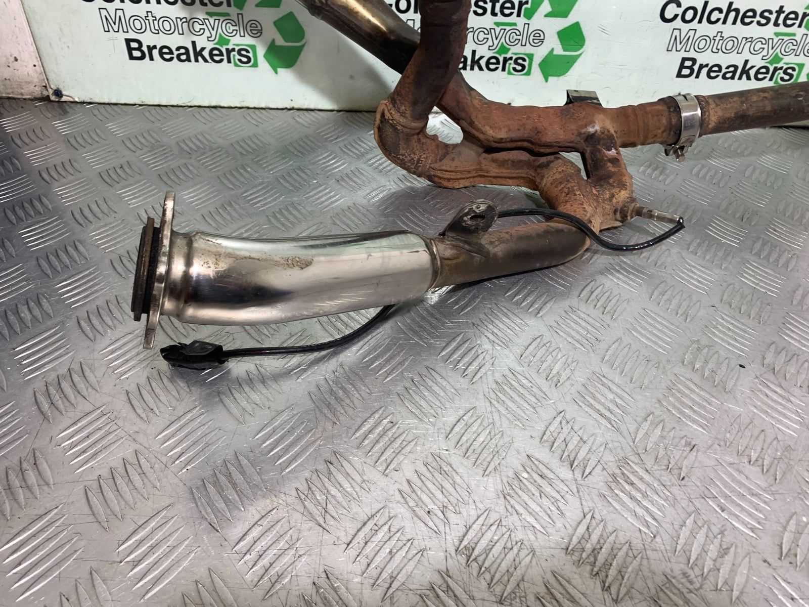 SUZUKI SV1000 SV 1000 S EXHAUST DOWNPIPES YEAR 2003-2007 (CMB1293)