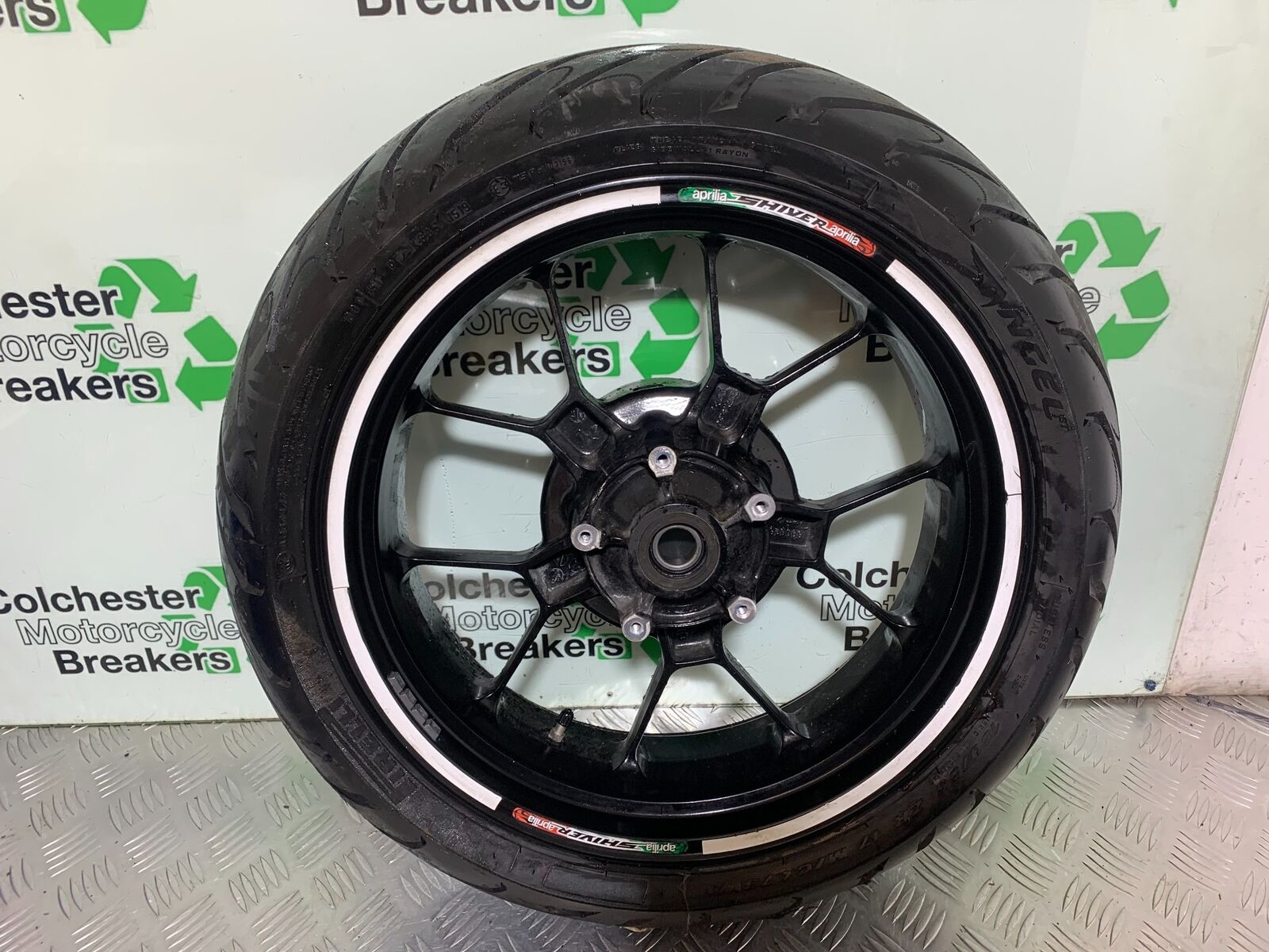 APRILIA SL750 SL 750 SHIVER REAR WHEEL   YEAR 2012 (CMB1074)