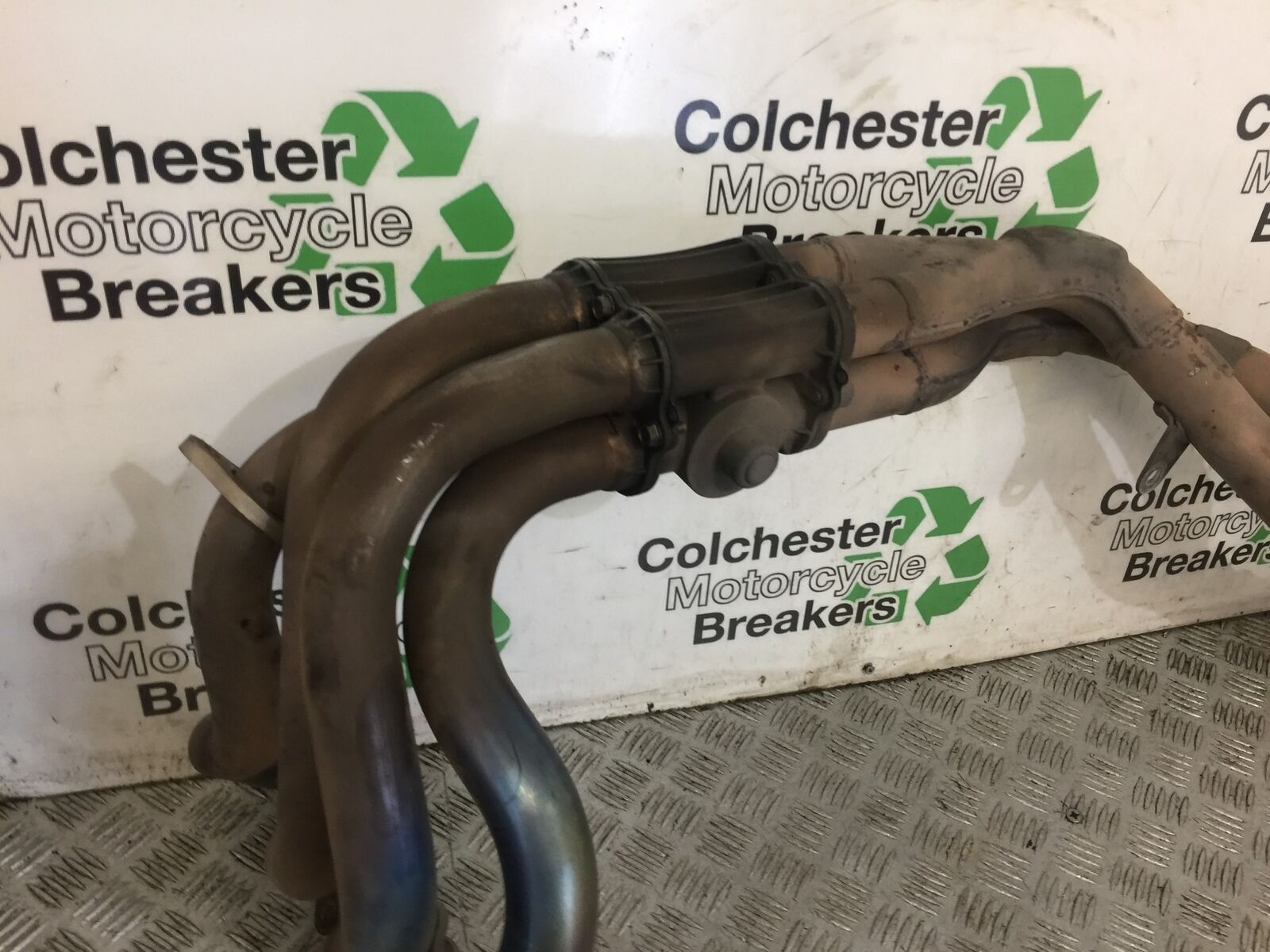 HONDA CBR929 FIREBLADE EXHAUST DOWNPIPES  YEAR 2000-01  (STOCK 683)