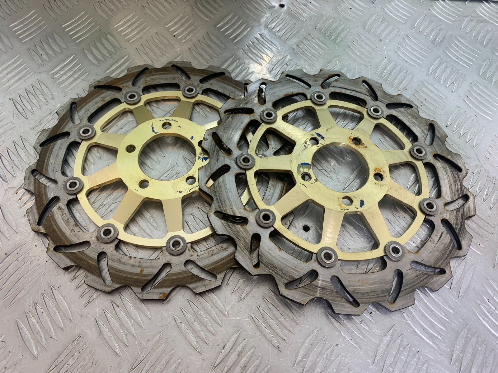 KAWASAKI ZX6R ZX6 J FRONT DISCS  YEAR 2000 (CMB1129)
