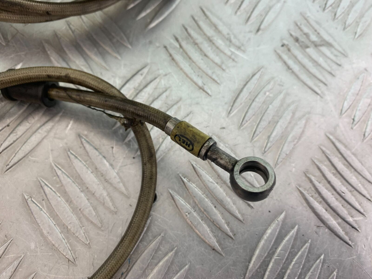 KAWASAKI Z750 ZR750 ZR-7S BRAIDED BRAKE LINES  YEAR 1999-05 (CMB1135)