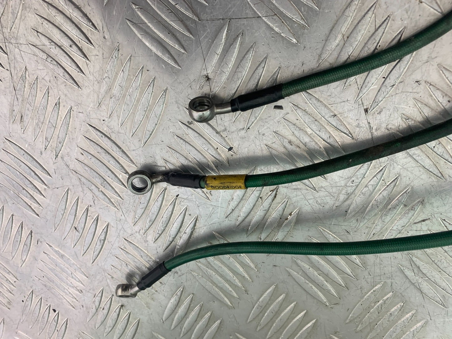 KAWASAKI ZX9R ZX9 E1 BRAIDED BRAKE LINES   YEAR 2000-01 (CMB1171)