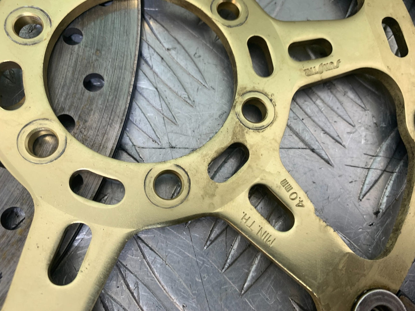 APRILIA RSV1000 R FACTORY MILLE FRONT BRAKE DISCS  2004-09 (CMB1203)