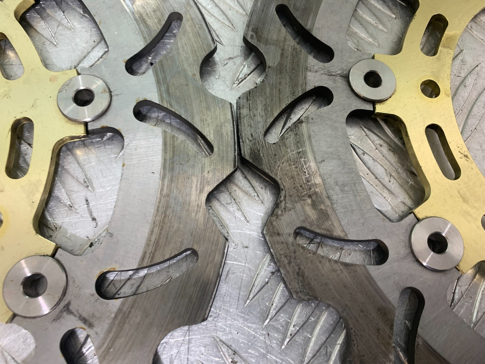 YAMAHA YZF R1 4C8 FRONT BRAKE DISCS  YEAR 2007-2008 (CMB1237)
