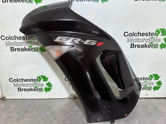 KAWASAKI ER6 F ER6F LEFT FAIRING PANEL AND INDICATOR YEAR 2005-2008 (CMB1178)