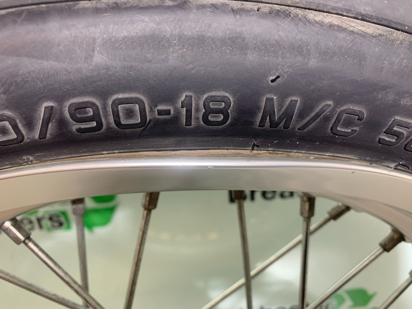 BSA 650 GOLD STAR FRONT WHEEL  (DAMAGED)  YEAR 2022-2025 (CMB1262)