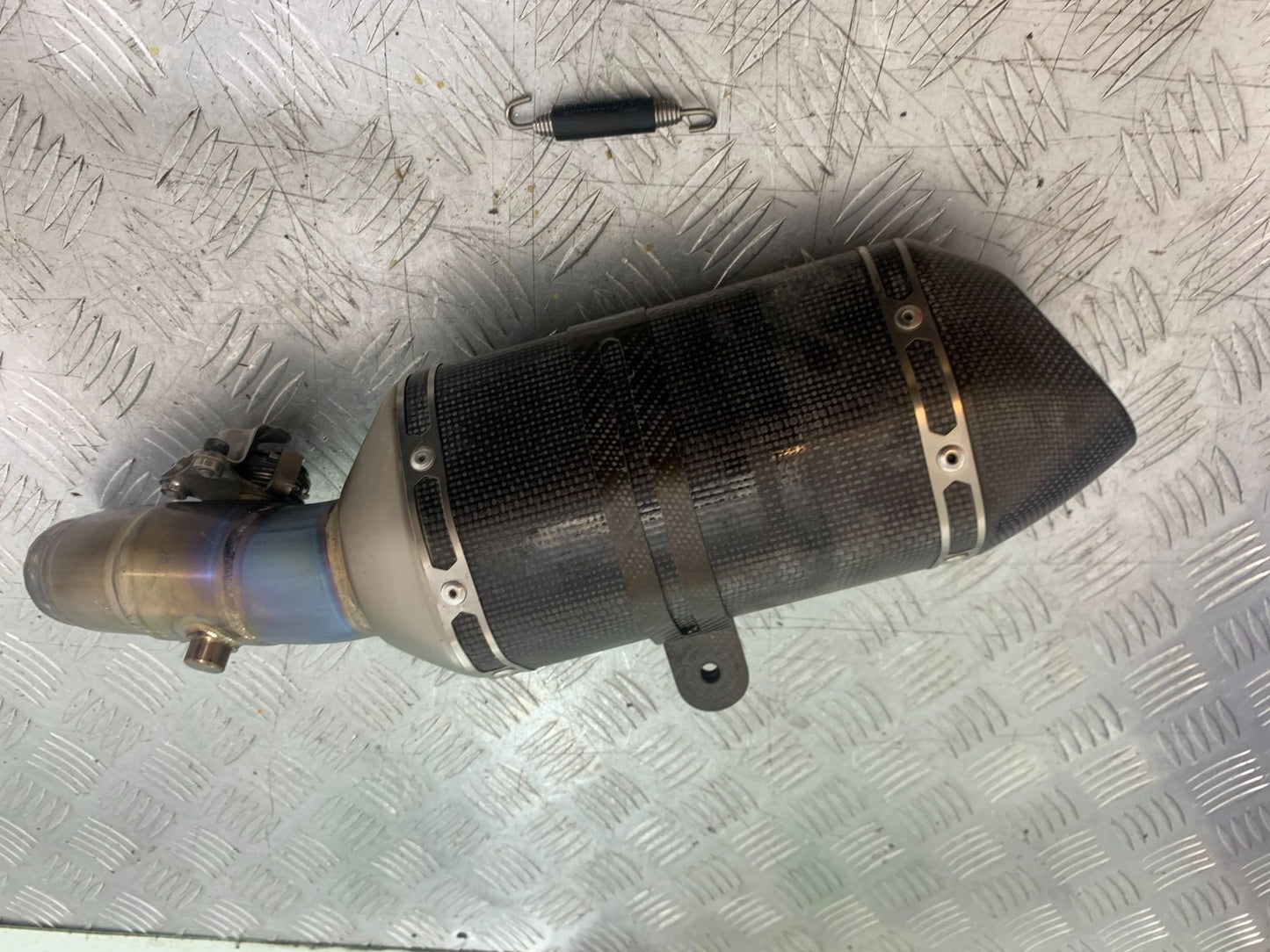 KAWASAKI ZX10R ZX10 R AKRAPOVIC CARBON SILENCER  2008-2010 (CMB1206)