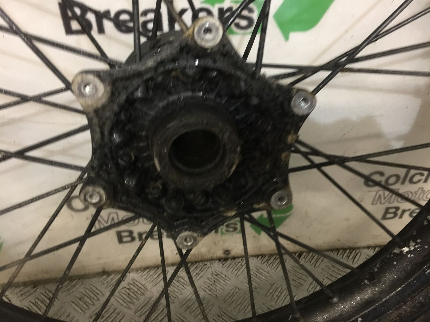 KTM400 KTM 400 LC4-E FRONT WHEEL   YEAR 2000 (STOCK 898)