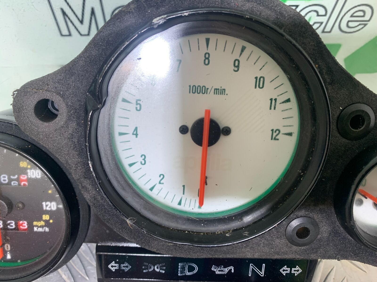 APRILIA RS50 RS 50 CLOCKS SPEEDO DASH YEAR 1996-1998 (CMB1132)