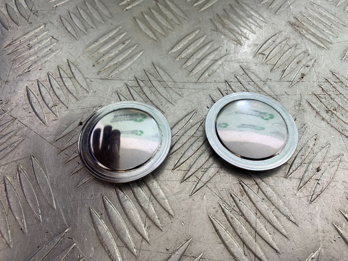 YAMAHA XV1100 XV 1100 VIRAGO CHROME FRAME CAPS   1990-1999 (CMB1243)