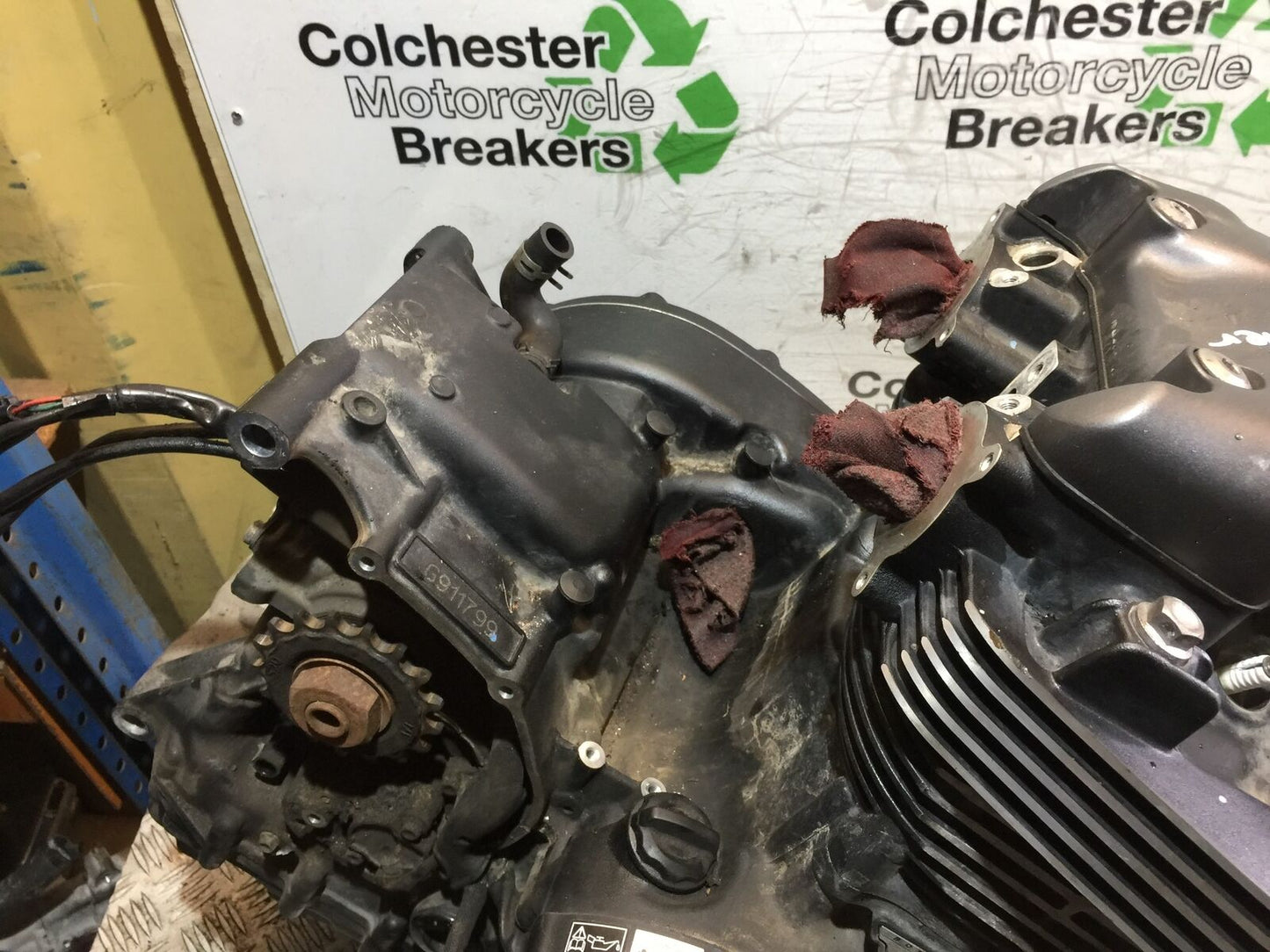 TRIUMPH 900 STREET SCRAMBLER ENGINE  YEAR 2018  (STOCK 896)