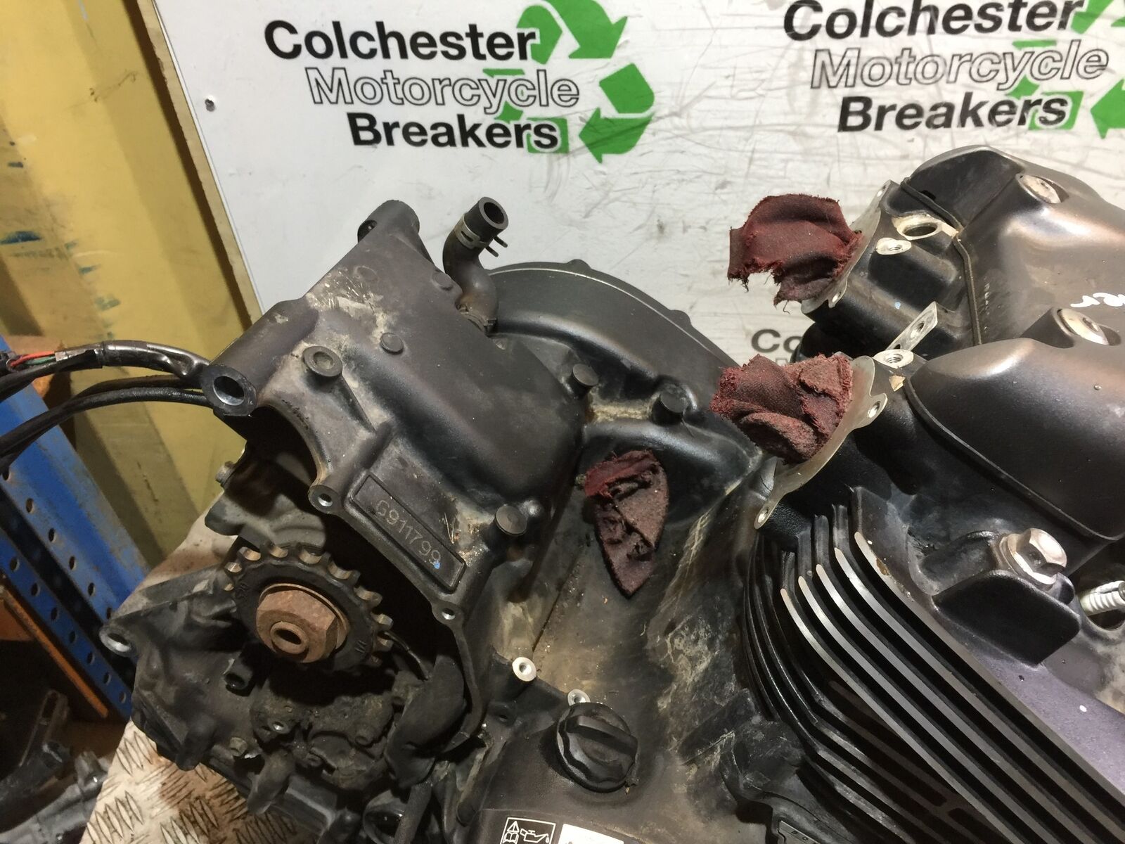 TRIUMPH 900 STREET SCRAMBLER ENGINE  YEAR 2018  (STOCK 896)