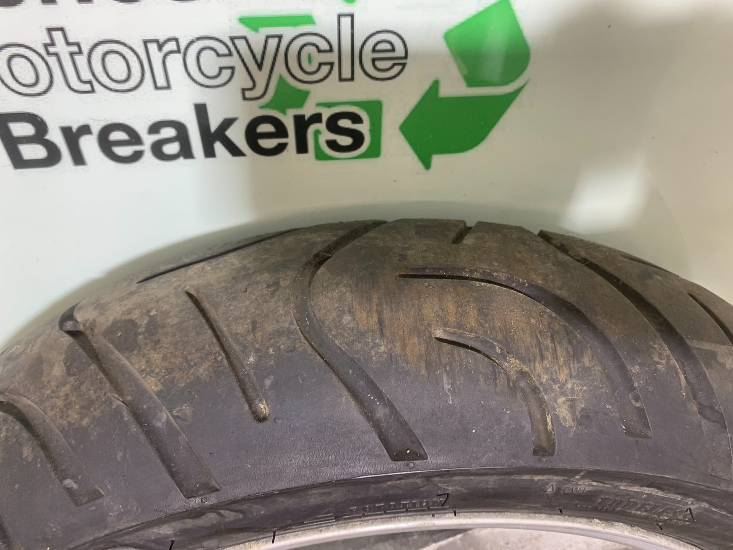HONDA NT650 V DEAUVILLE REAR WHEEL (GOOD TYRE)  YEAR 1998-01(CMB1320)