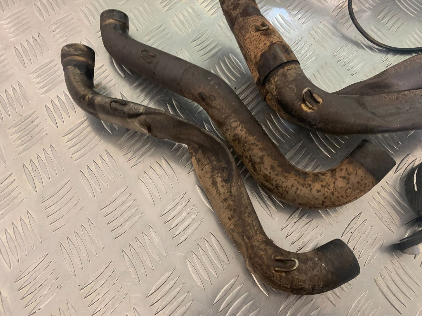 HONDA CBR1000 rr FIREBLADE AKRAPOVIC EXHAUST (DAMAGED ) 2008-2011 (STOCK 986)