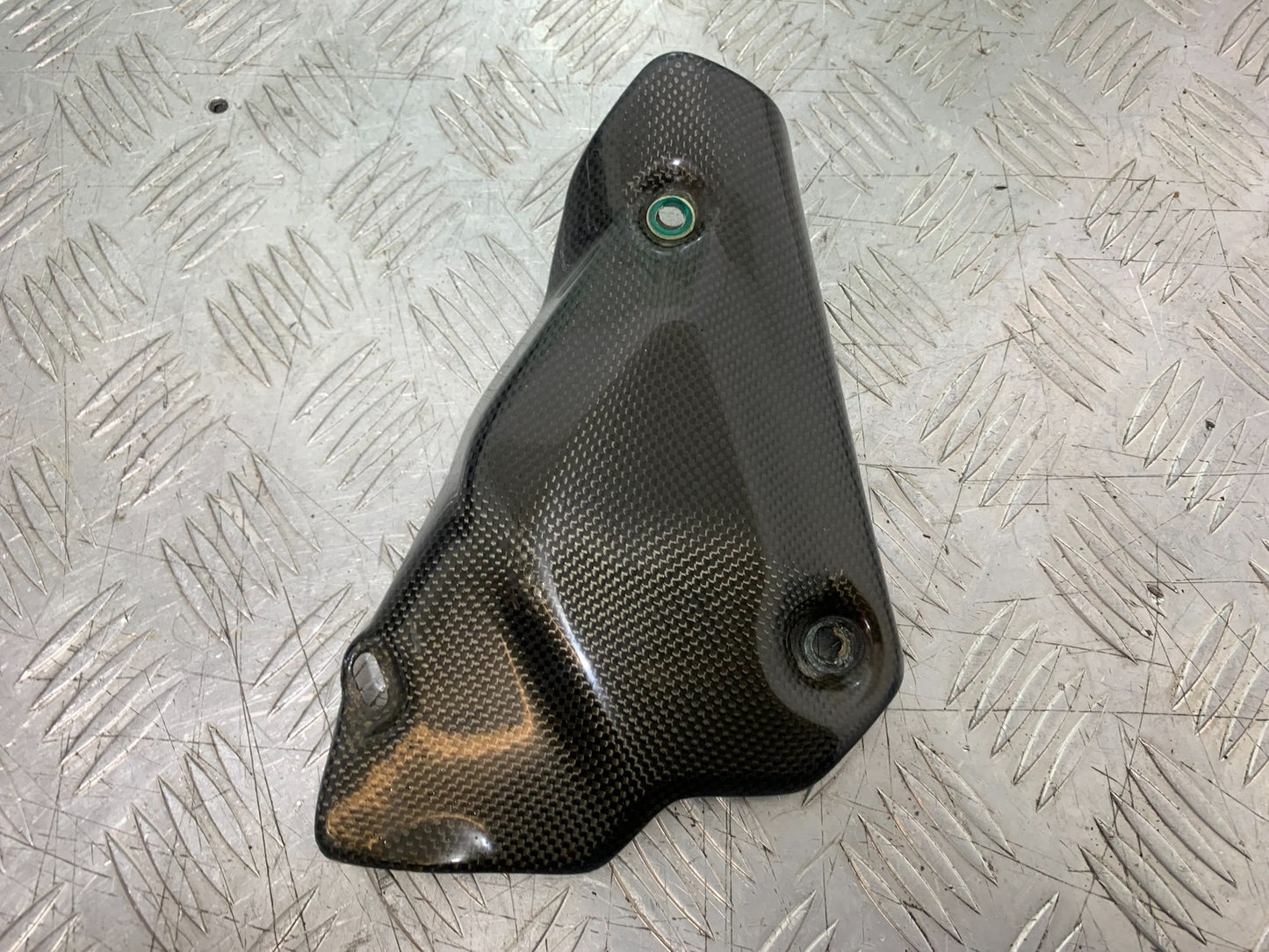 DUCATI 1198 S CARBON EXHAUST SHIELD   YEAR 2009-2011 (CMB1219)