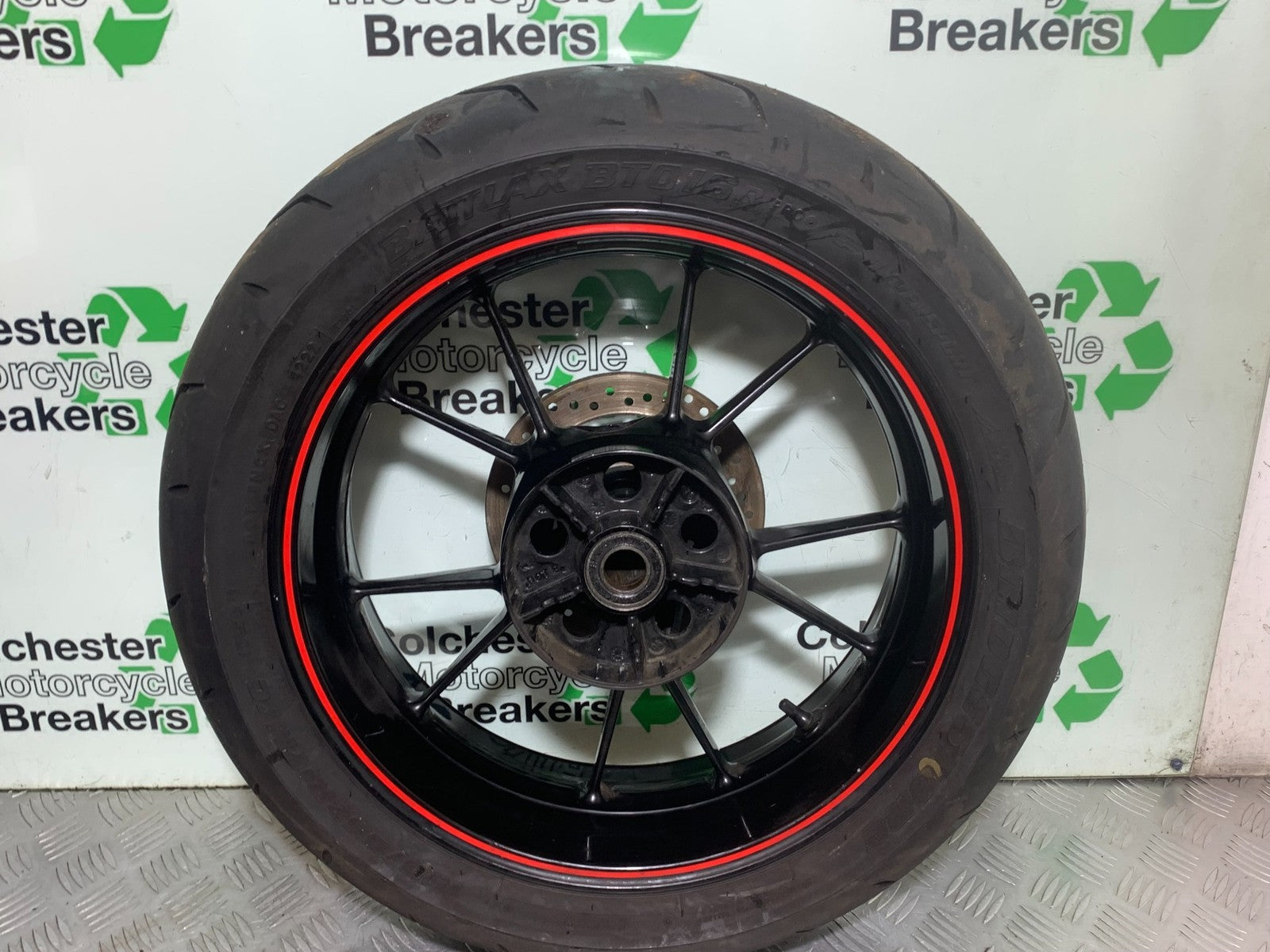 BMW S1000 RR REAR WHEEL AND DISC   YEAR 2015-2018 (CMB1246)