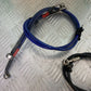 TRIUMPH 1050 SPRINT ST FRONT AND REAR BRAIDED BRAKE LINES YEAR 2004-07 (CMB1089)