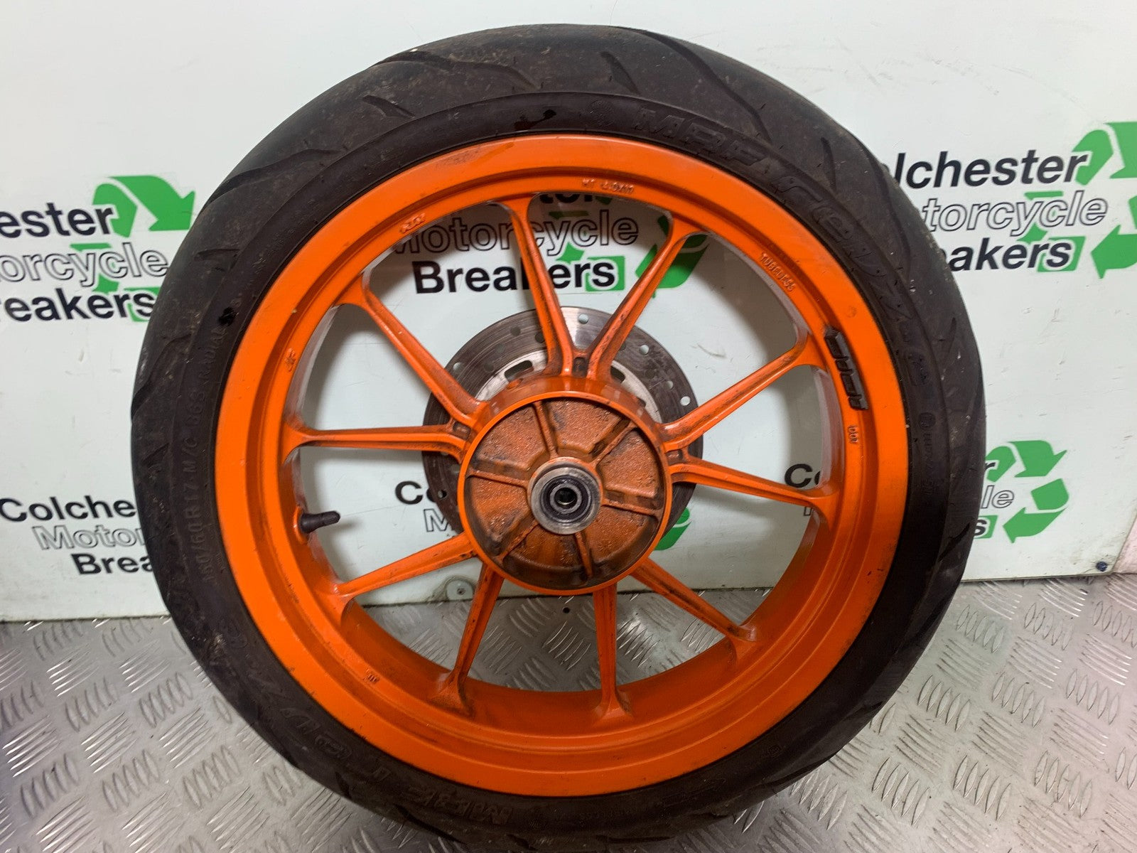 KTM RC125 RC 125 RC REAR WHEEL AND DISC    2014 2017 (CMB1199)