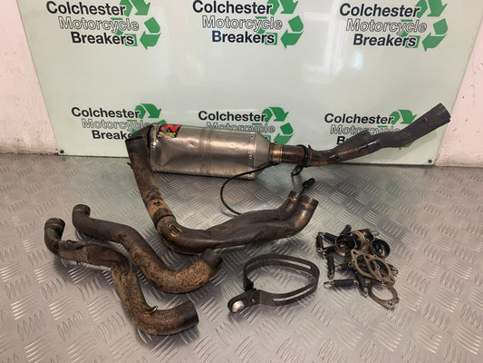 HONDA CBR1000 rr FIREBLADE AKRAPOVIC EXHAUST (DAMAGED ) 2008-2011 (STOCK 986)