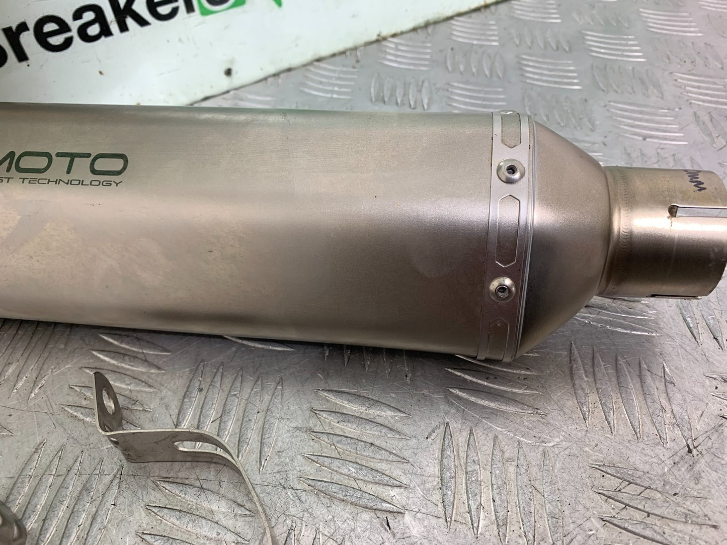 TRIUMPH 675 STREET TRIPLE R GRMOTO END CAN SILENCER EXHAUST 2013-2016