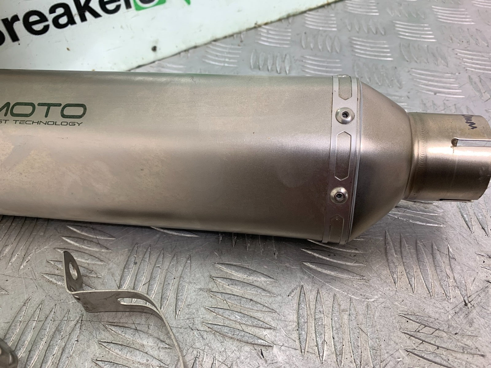 TRIUMPH 675 STREET TRIPLE R GRMOTO END CAN SILENCER EXHAUST 2013-2016