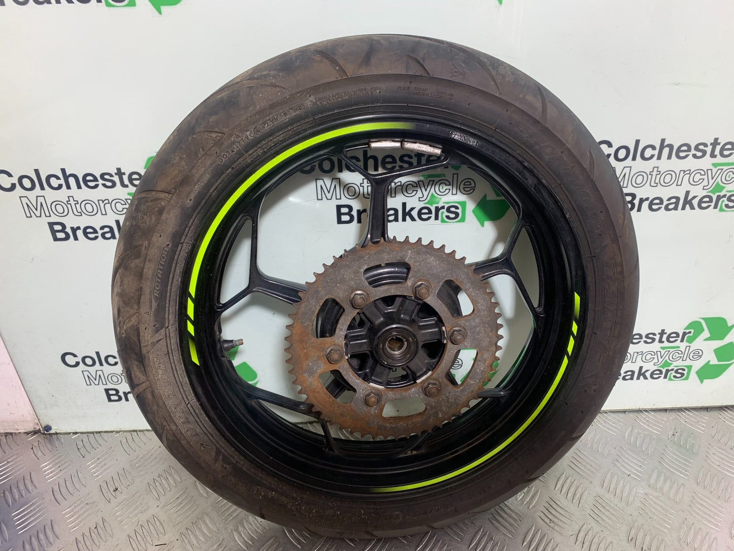 KAWASAKI Z125 Z 125 REAR WHEEL   YEAR  2018-2023 (CMB1167)