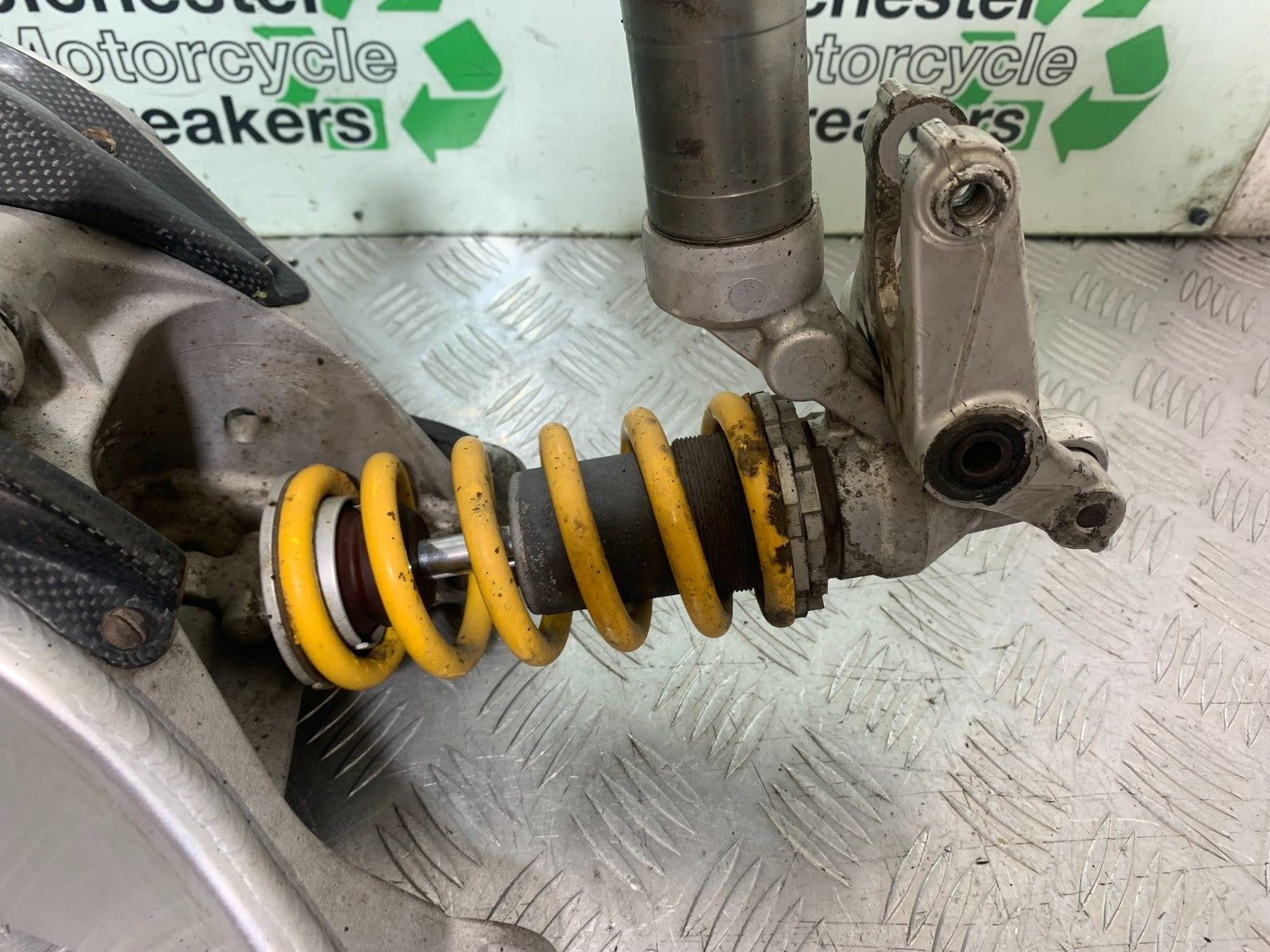 DUCATI 848 SWINGARM SHOCK AND LINKAGE   YEAR 2008-2010 (CMB1323)