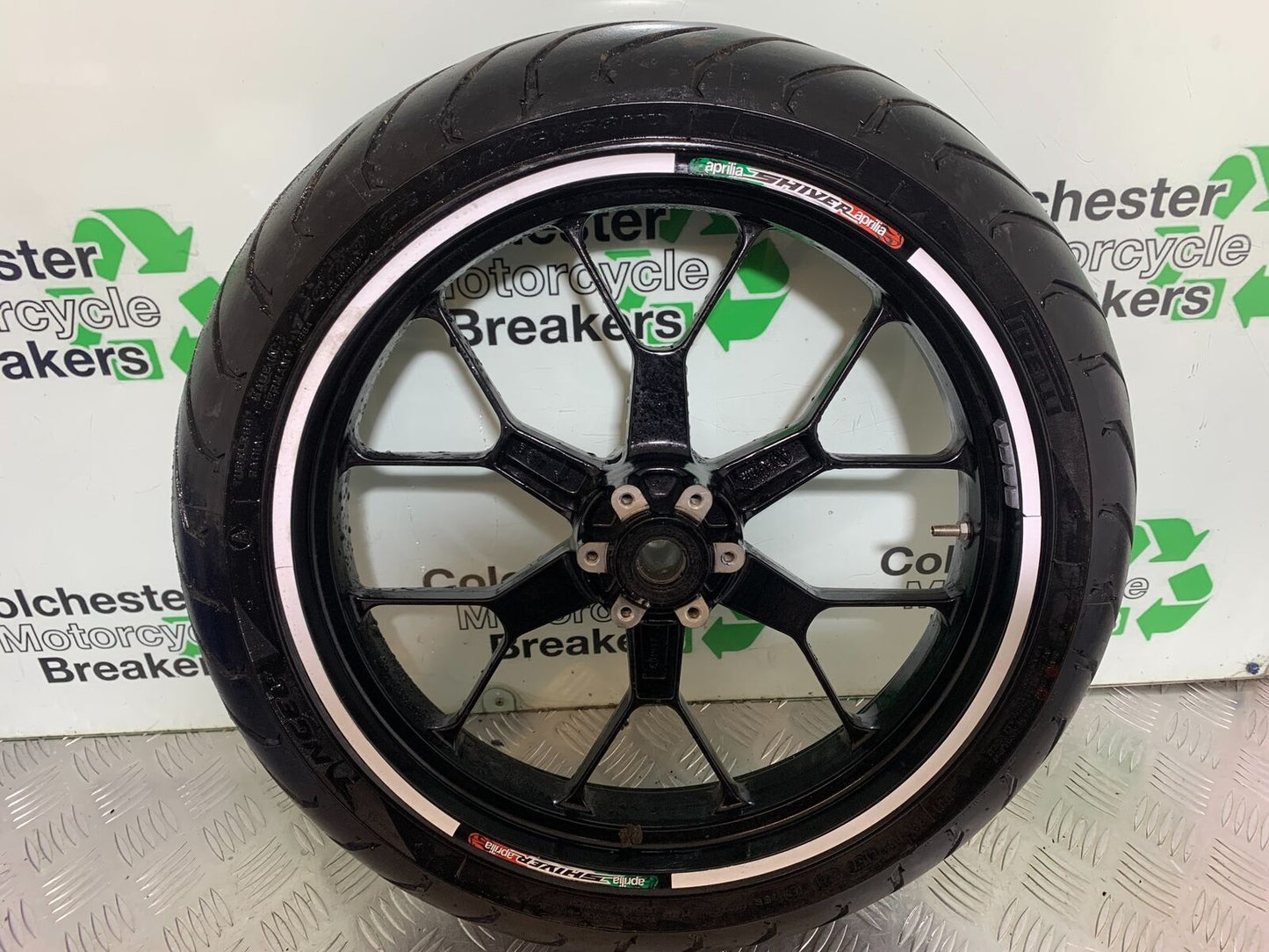 APRILIA SL750 SL 750 SHIVER FRONT WHEEL   YEAR 2012 (CMB1074)