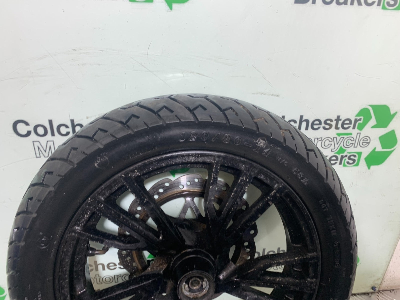 NECO ALEXONE 125 FRONT WHEEL  YEAR 2016-2022  (CMB1273)