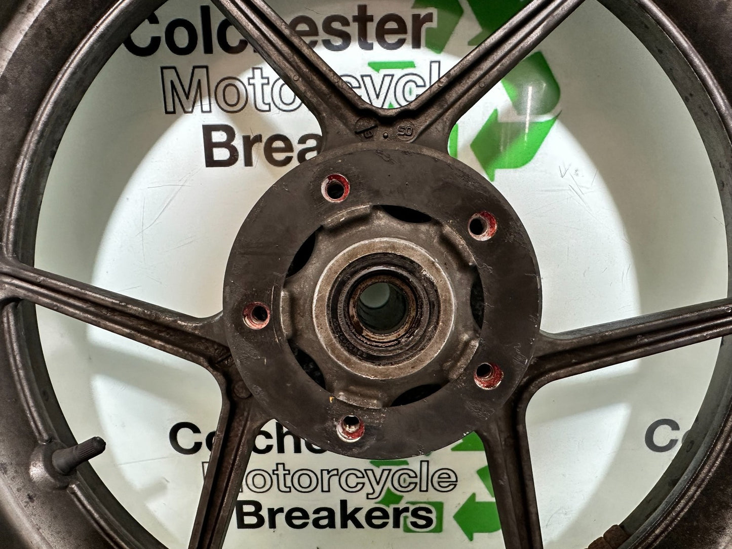 KAWASAKI ER6 F ER6F FRONT WHEEL AND TYRE YEAR 2005-2008 (CMB1178)