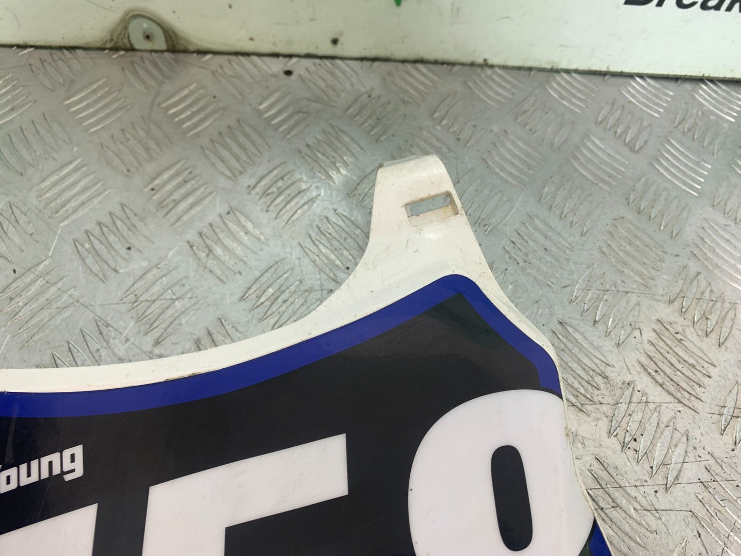KAWASAKI KXF450 KXF 450 FRONT NUMBER BOARD   YEAR 2013 CMB1217)