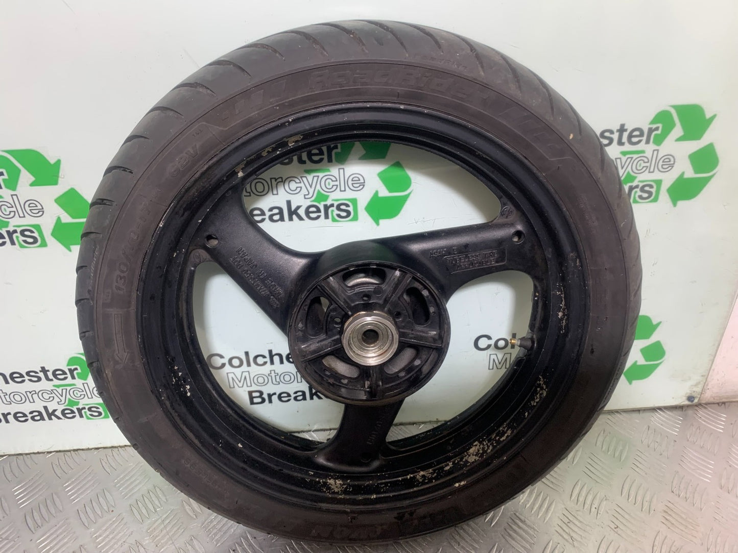 SUZUKI GS500 GS 500 REAR WHEEL YEAR 2001-2008 (CMB1254)