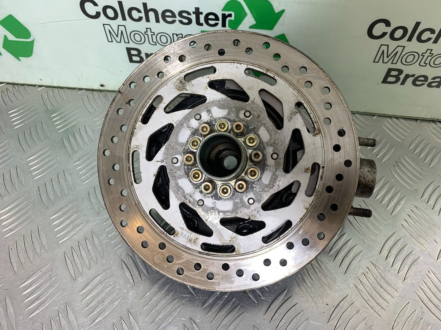 HONDA NTV 650 REVERE REAR DIFF AND DISC YEAR 1988-1996 (CMB1025))