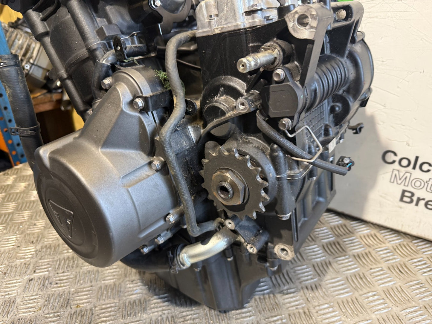 TRIUMPH TRIDENT 660 ENGINE YEAR 2021-2024 (CMB1295) - ONLY 2,700 MILES!