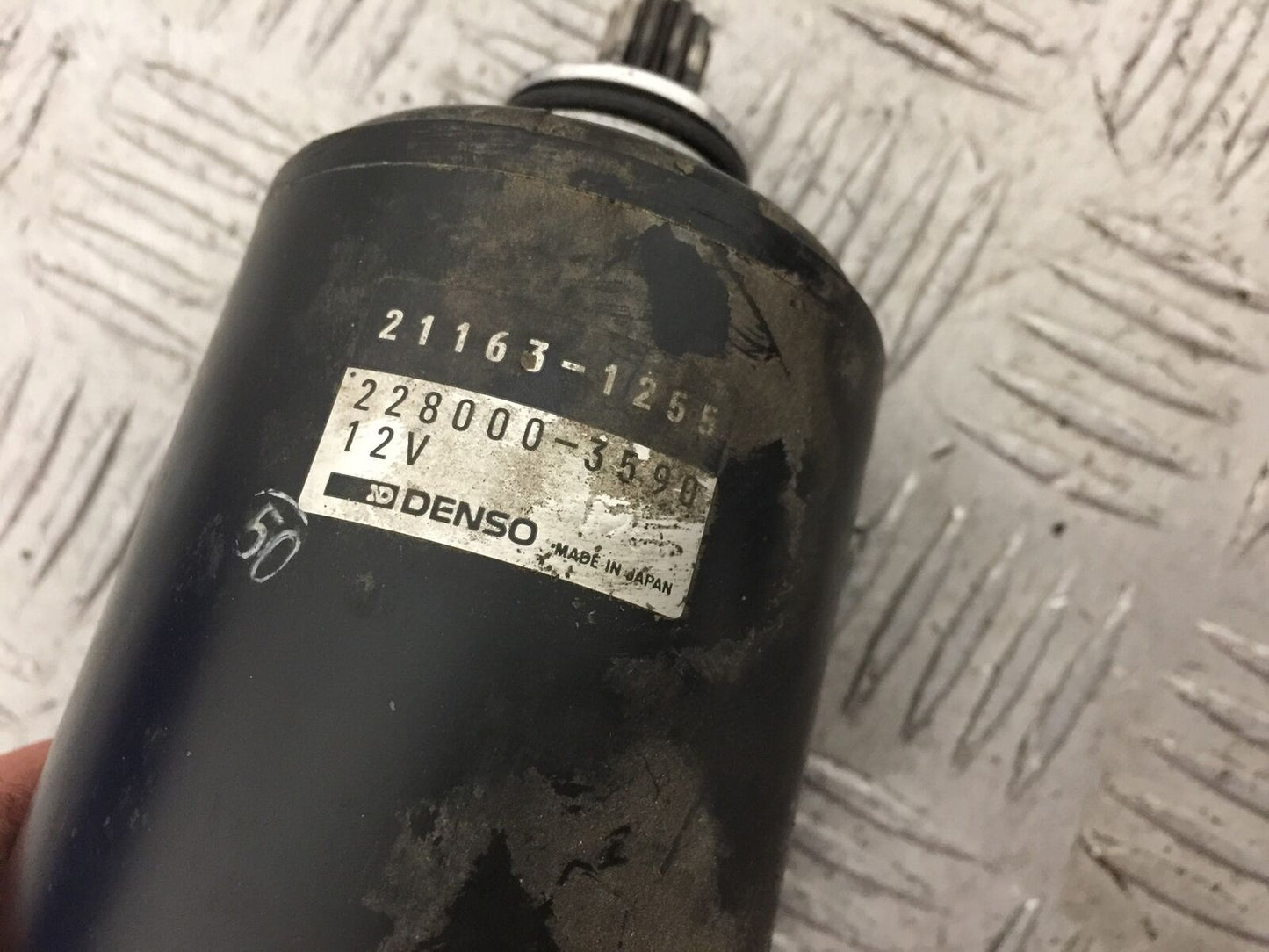 KAWASAKI ZX9R ZX9B STARTER MOTOR  YEAR 1994 (STOCK 860)