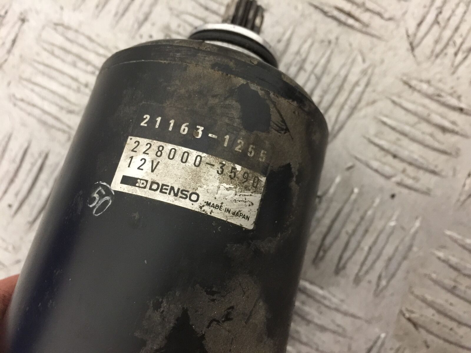 KAWASAKI ZX9R ZX9B STARTER MOTOR  YEAR 1994 (STOCK 860)