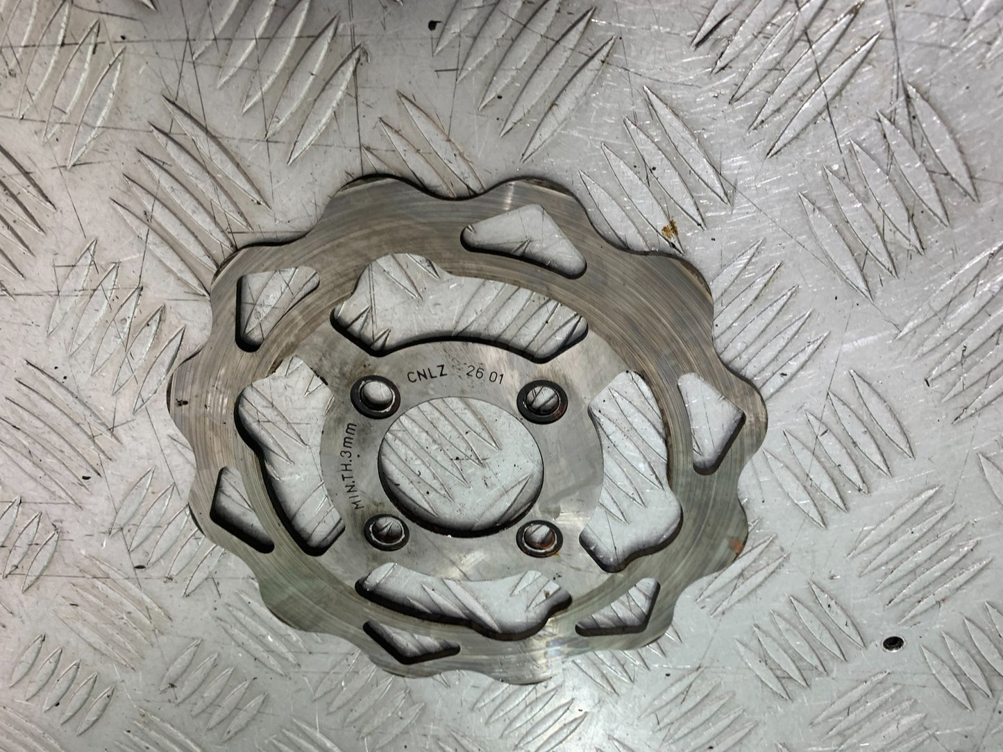 QINGQI QM125 GY-2B REAR BRAKE DISC  YEAR 2016 (CMB1228)