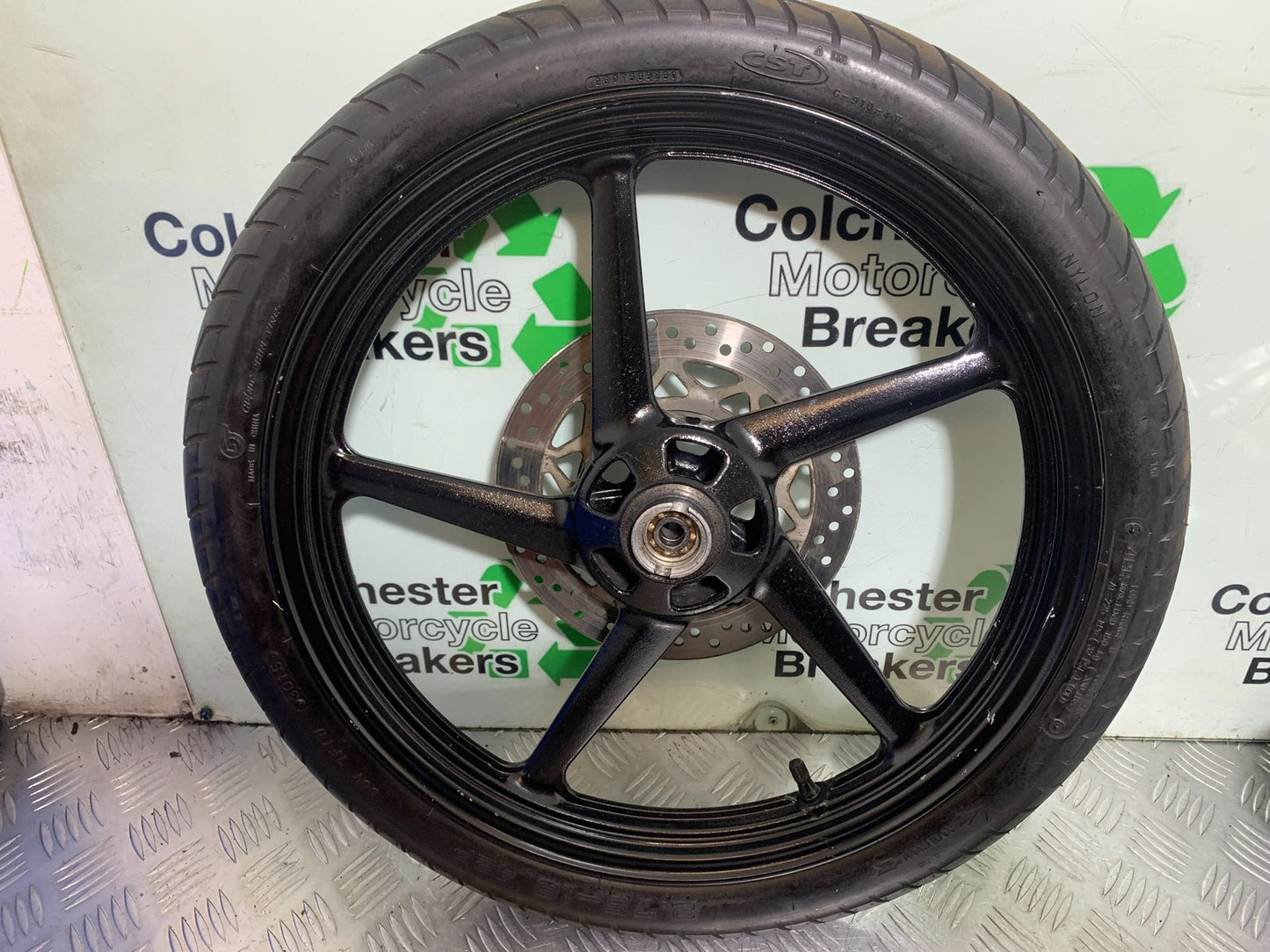 YAMAHA YBR125 YBR 125 FRONT WHEEL AND DISC  YEAR 2010-2017 (CMB1252)