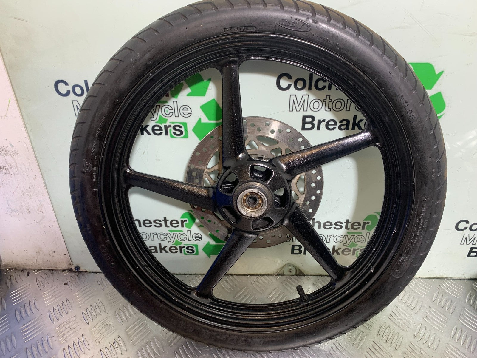 YAMAHA YBR125 YBR 125 FRONT WHEEL AND DISC  YEAR 2010-2017 (CMB1252)
