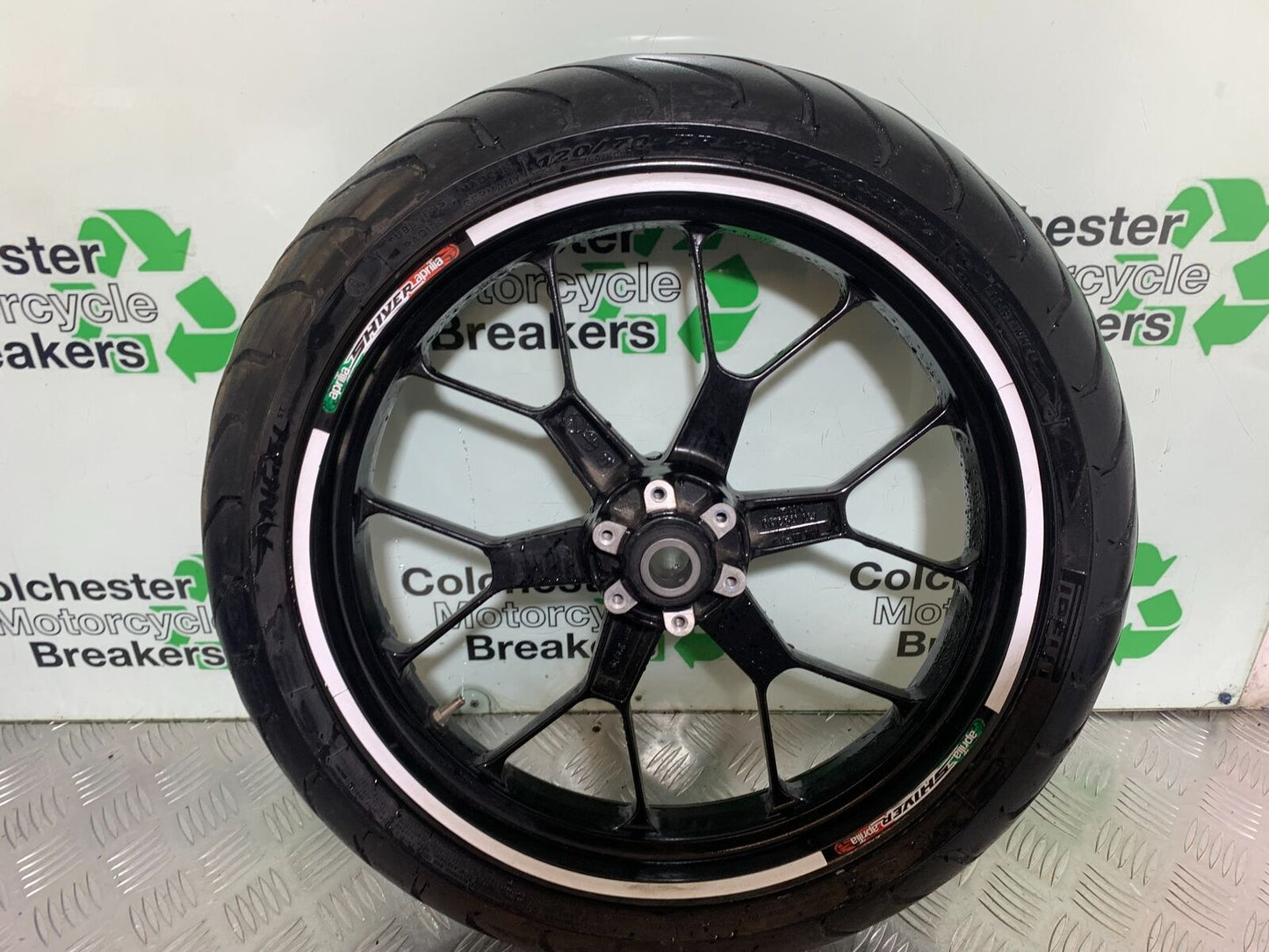 APRILIA SL750 SL 750 SHIVER FRONT WHEEL   YEAR 2012 (CMB1074)